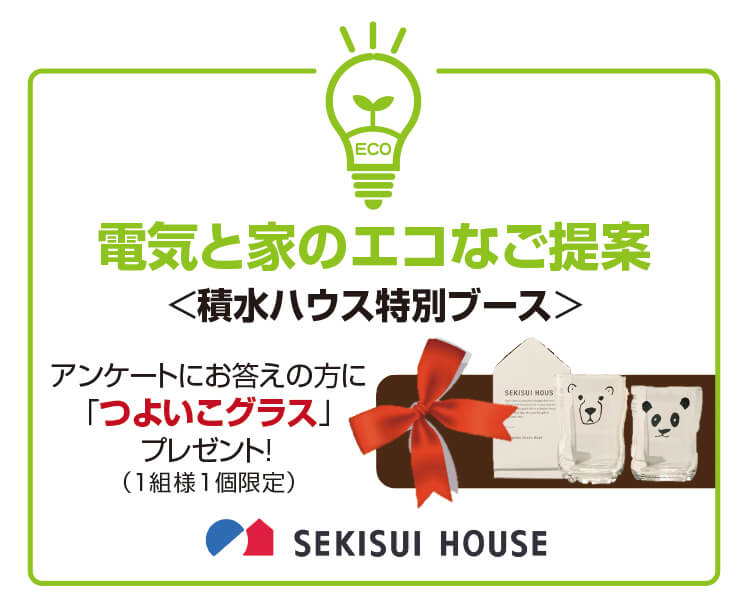 積水ハウス,つよいこグラス,電気と家,エコ